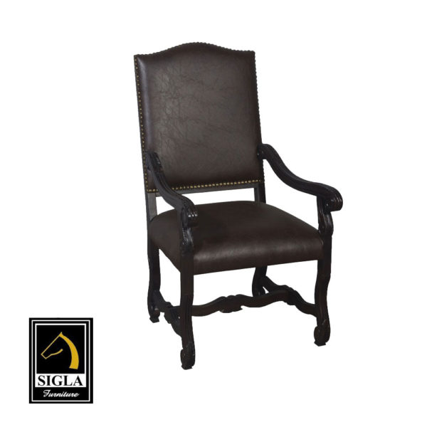 17th century tuscan arm chair s233a3 sigla furniture