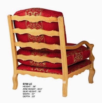 Lather Back Traditional Lounge Chair Furniture S729LC-1-1 sigla furniture