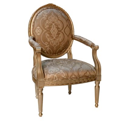 louis xv oval back arm chair furniture s993lc1 sigla furniture