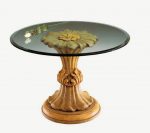 Round Fiore Dining Glass Top Table S064T-2 sigla furniture