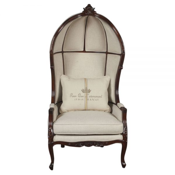 canopy hood chair with pillow s881lc sigla furniture