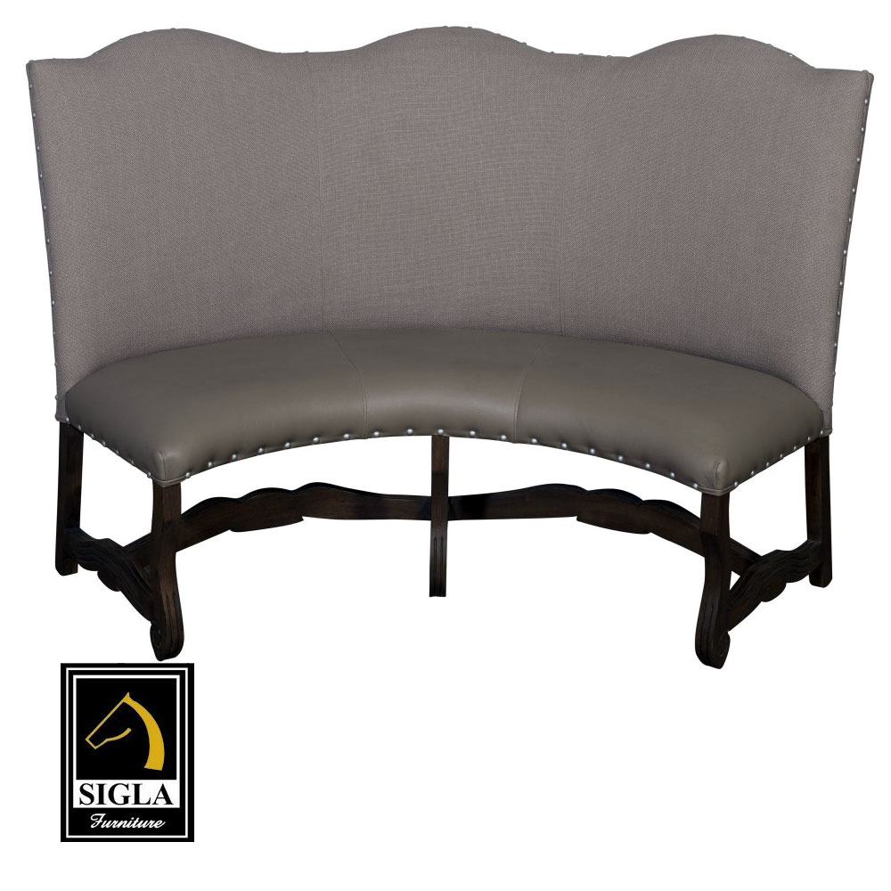 curve banquette 02 loveseat