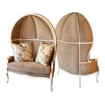 balloon hood vintage chair double s886 sigla furniture