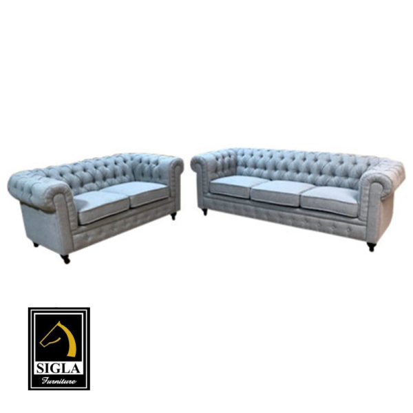 The Evana Tufted Sofa Loveseat Furniture Set T57SofaSet-1 sigla furniture