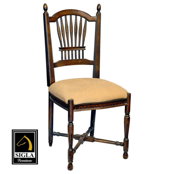 mimi country french wheat back side chair s781s2 sigla furniture
