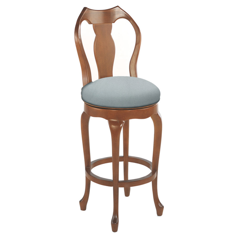 queen ann italian swivel barstool s663ba2 sigla furniture