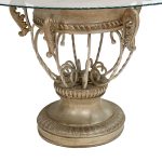 spider glass top dining table s065t1-1-1-1 sigla furniture