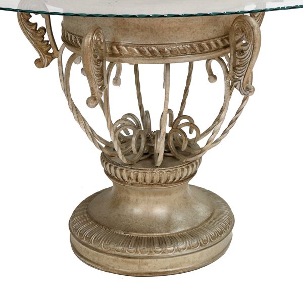 spider glass top dining table s065t1-1-1-1 sigla furniture
