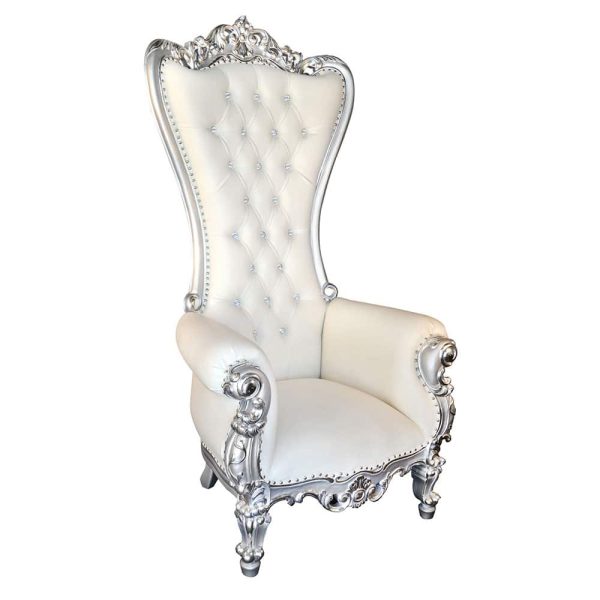 Throne Baroque Lounge Chair White S237LC-3 sigla furniture