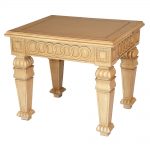 louis xv wood top end table s1029et2 sigla furniture