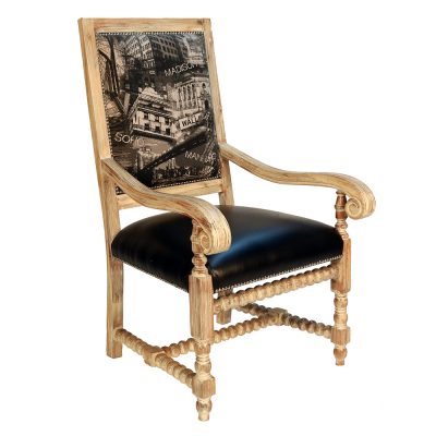 barley bobbin twister arm chair s855a1 sigla furniture