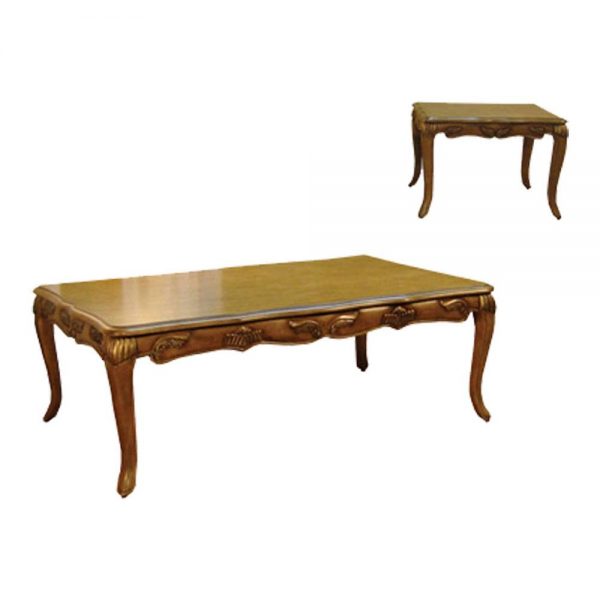 Collette Wood Top Coffee Table SET S1019CTSET-1 sigla furniture