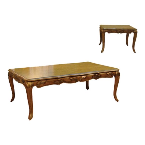Collette Wood Top Coffee Table SET S1019CTSET-1 sigla furniture