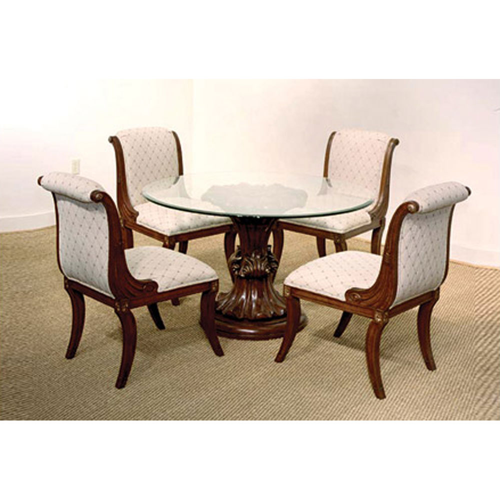 louis x 5 piece dining set s983set sigla furniture