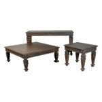 louis xv wood top coffee table set s1029ctset1 sigla furniture