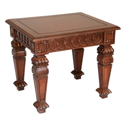 louis xv wood top end table s1029et-1 sigla furniture