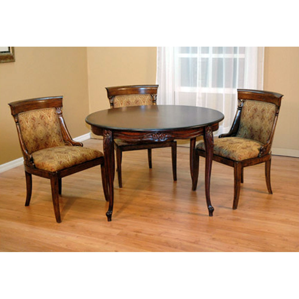 5 Piece Dolphin Dining Set Wood Top S653SET-2 sigla furniture