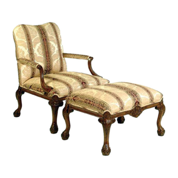 Ball Claw Lounge Chair Ottoman