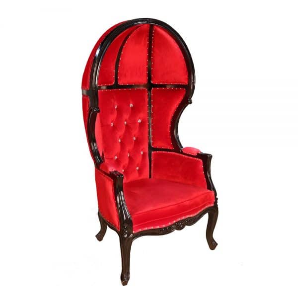 Balloon Hood Lounge Chair Red S888LC sigla furniture-1