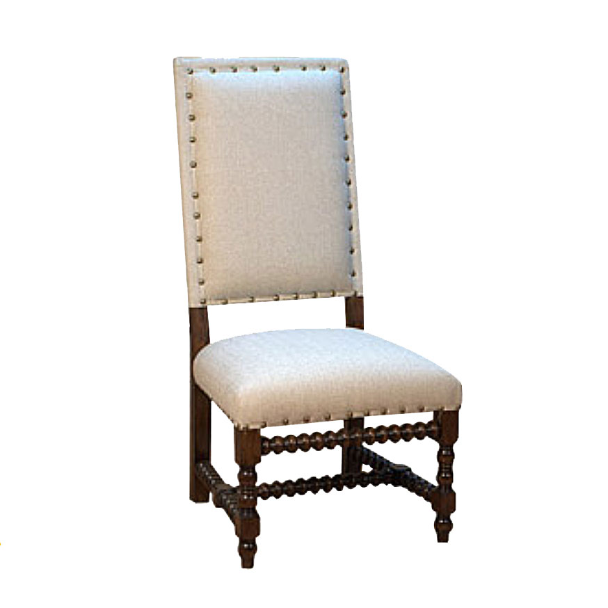 barley bobbin twist side chair s855ss sigla furniture