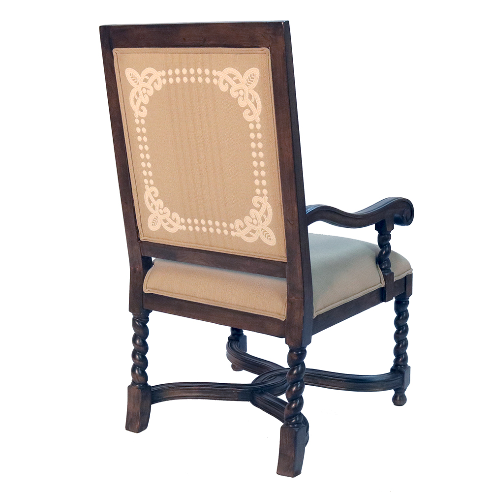 bella bobbin twister arm chair s857a3-1 sigla furniture