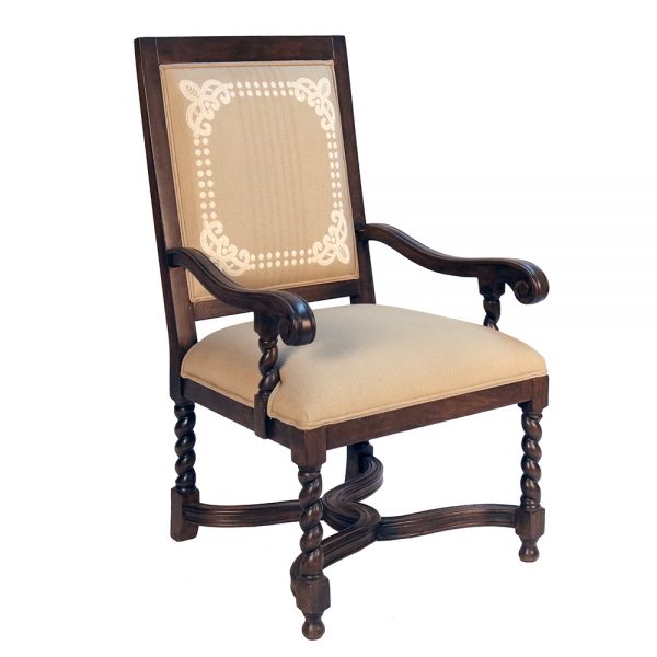 bella bobbin twister arm chair s857a3 sigla furniture