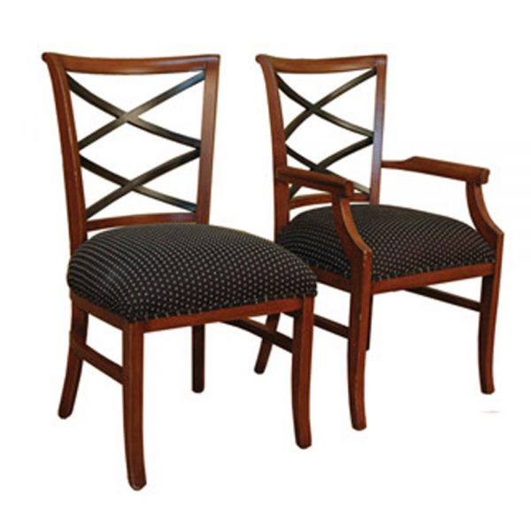 Medallion Crisscross Side & Arm Chairsigla furniture