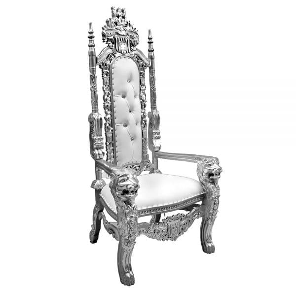 Throne King Lounge Chair Silver Leaf S280LC-3 sigla furniture