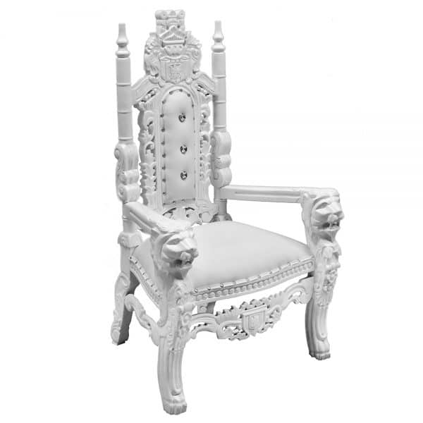 Throne King Junior Lounge Chair White S281LC-1 sigla furniture