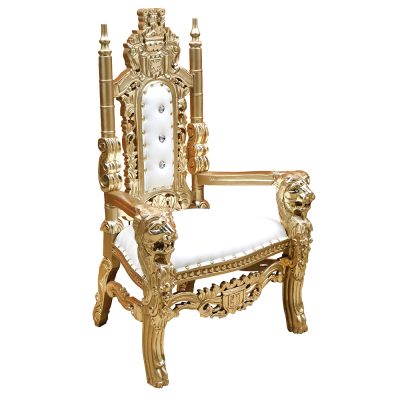 Throne King Junior Lounge Chair Gold Leaf S281LC-3 sigla furniture