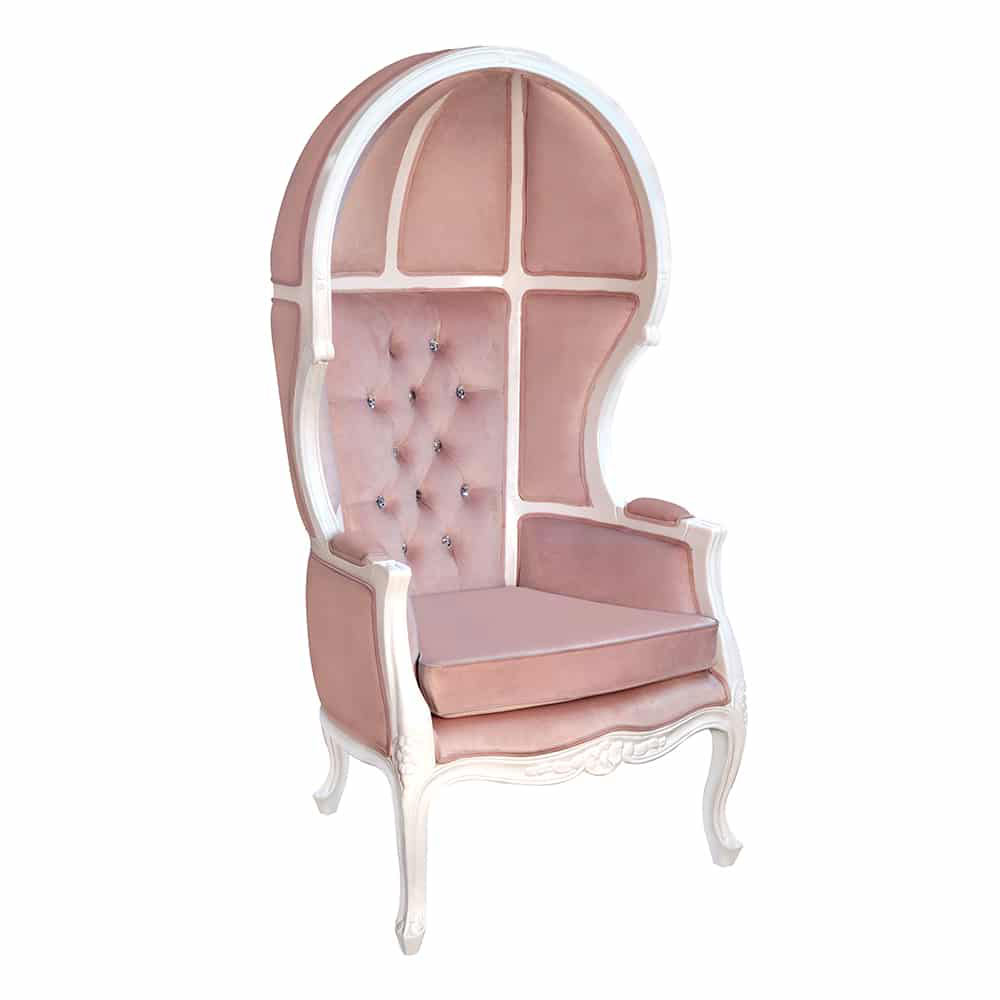 Balloon Canopy Hood Chair Tufted S888LC-2 sigla furniture