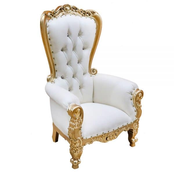 Throne Junior Lounge Chair Silver Leaf S237LC-7 sigla furniture