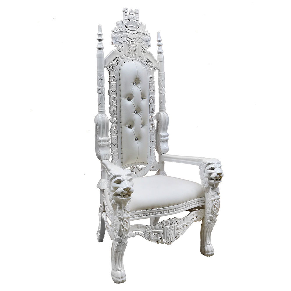 Throne King Lounge Chair White S280LC-1 sigla furniture