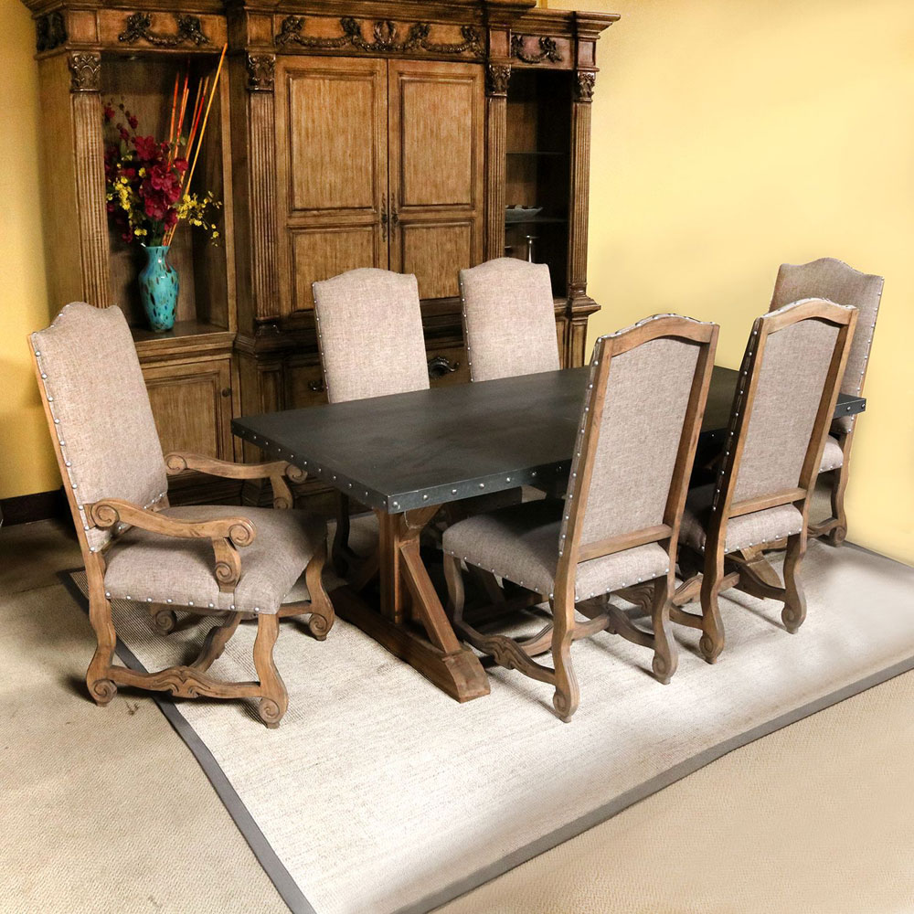 tuscan hill rectangular dining set sigla furniture