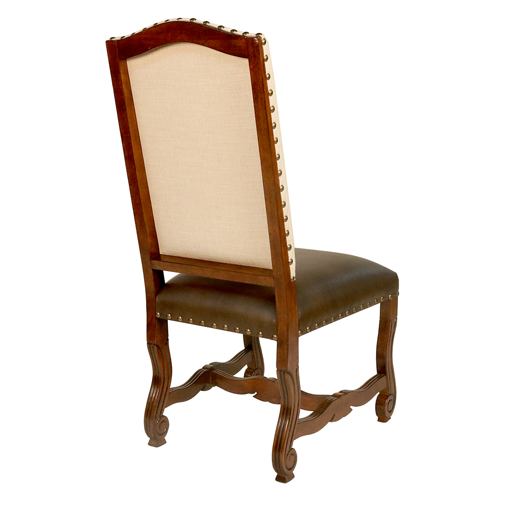 17th century tuscan tufted dining chair s233s6-1 sigla furniture