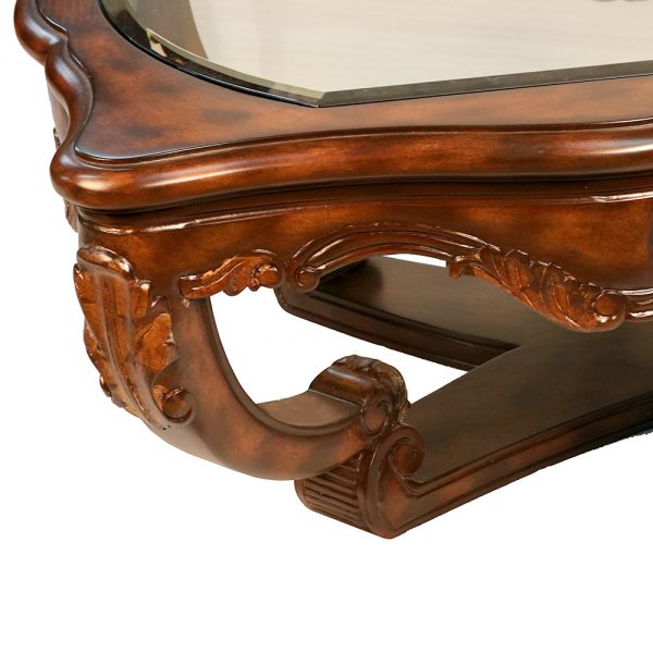azita glass top coffee table s1067ct1-1-1 sigla furniture