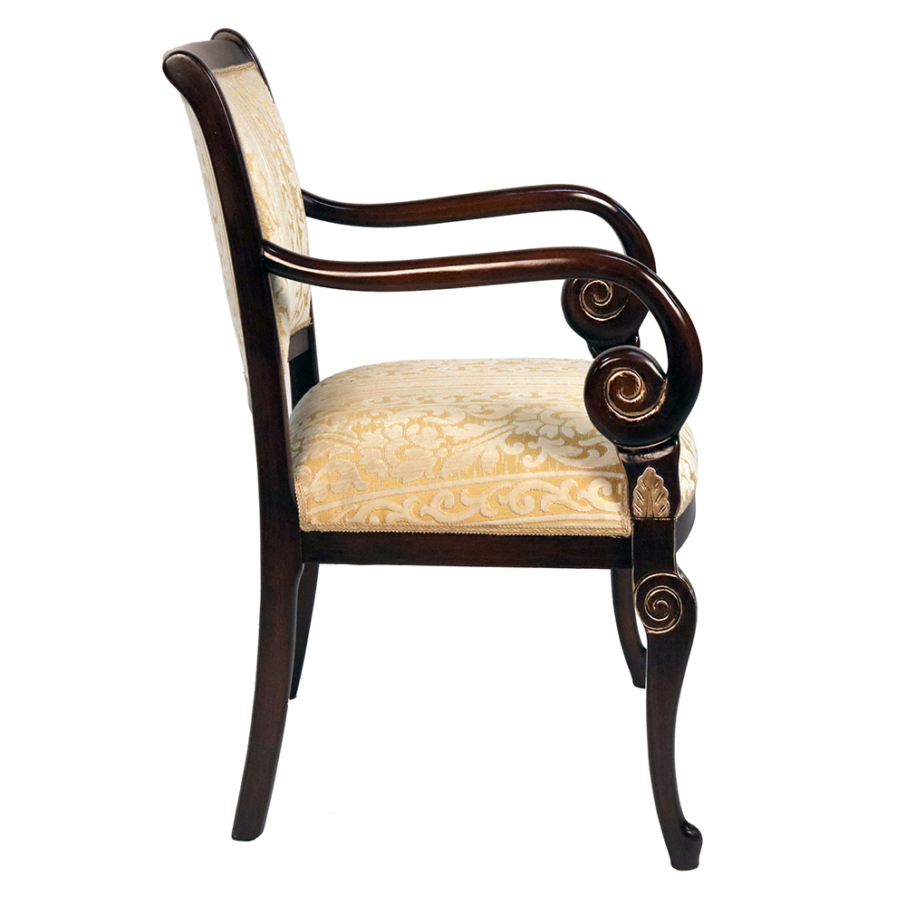hide snail accent arm chair s057a1-1-1-1-1 sigla furniture