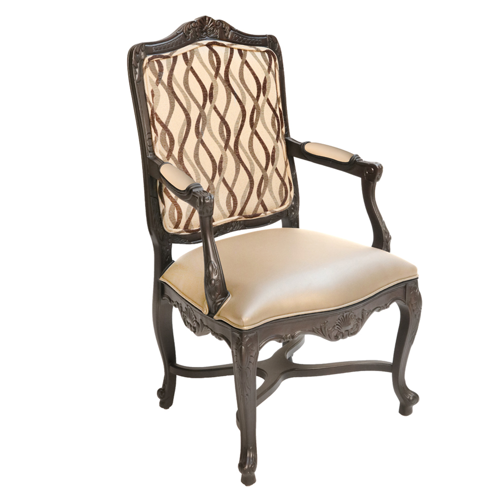 italian traditional arm chair S838a2 sigla furniture