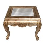 louis xvi glass top end table s1001et1-1-1 sigla furniture