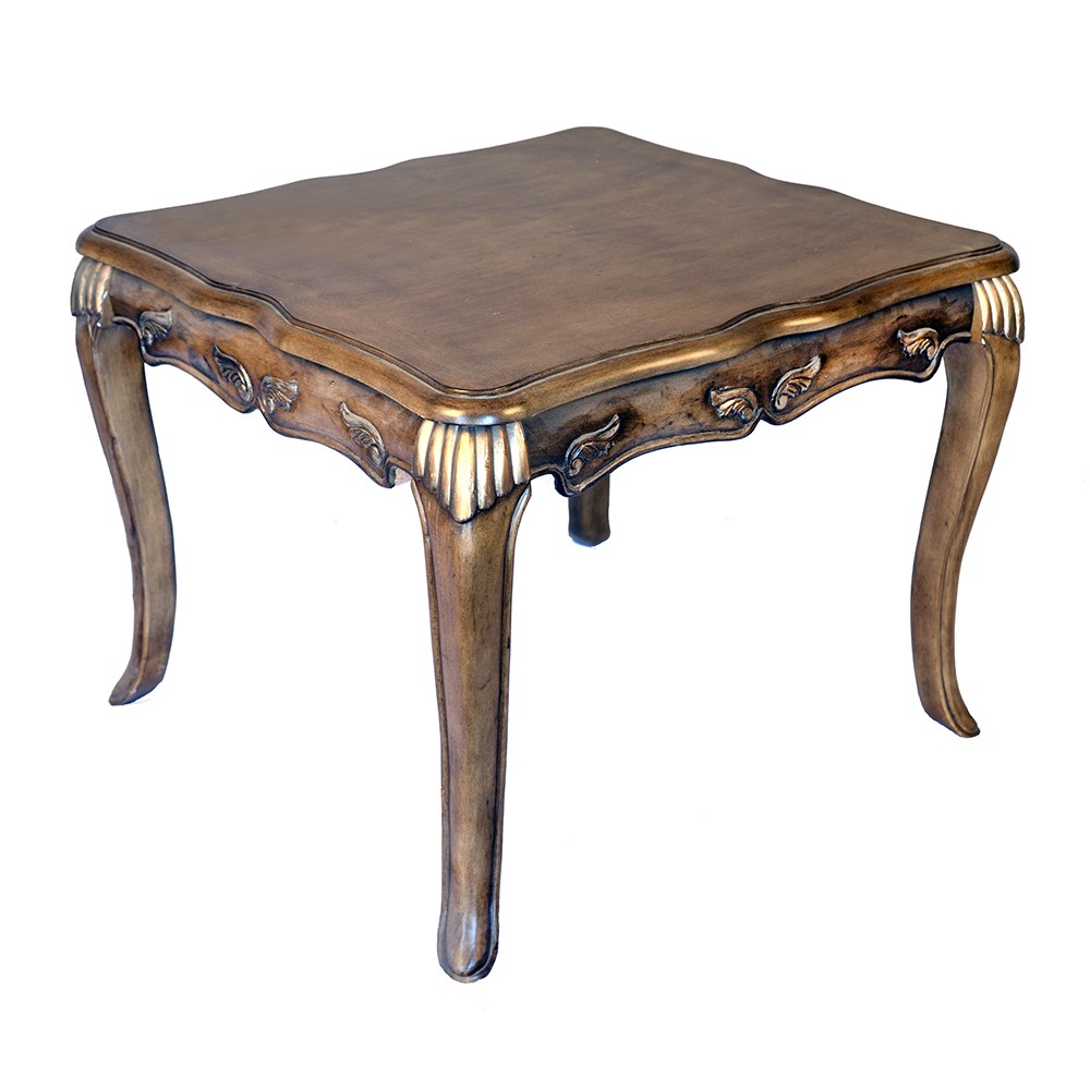 louis xv wood top end table s1049et1-1 sigla furniture