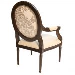 louis xvi oval back italian arm chair s427a3-1 sigla furniture