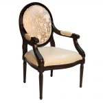 louis xvi oval back italian arm chair s427a3 sigla furniture