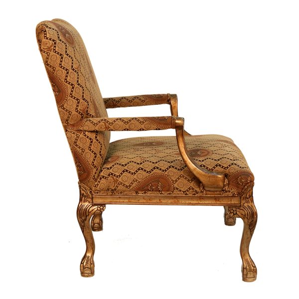 louis xvii ball claw lounge chair s449lc1-1-1 sigla furniture