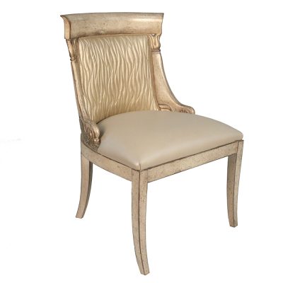 rome dolphin motive dining chair s653s1 sigla furniture