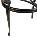 round flower dining glass top table s791t1-1-1-1-1 sigla furniture