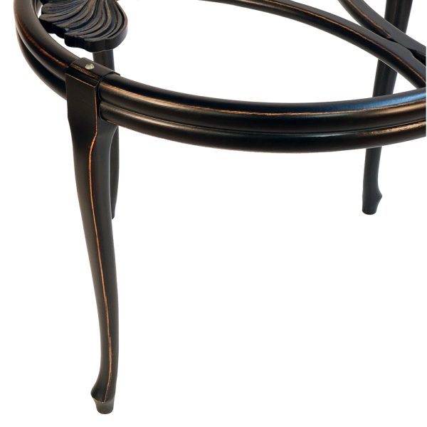 round flower dining glass top table s791t1-1-1-1-1 sigla furniture