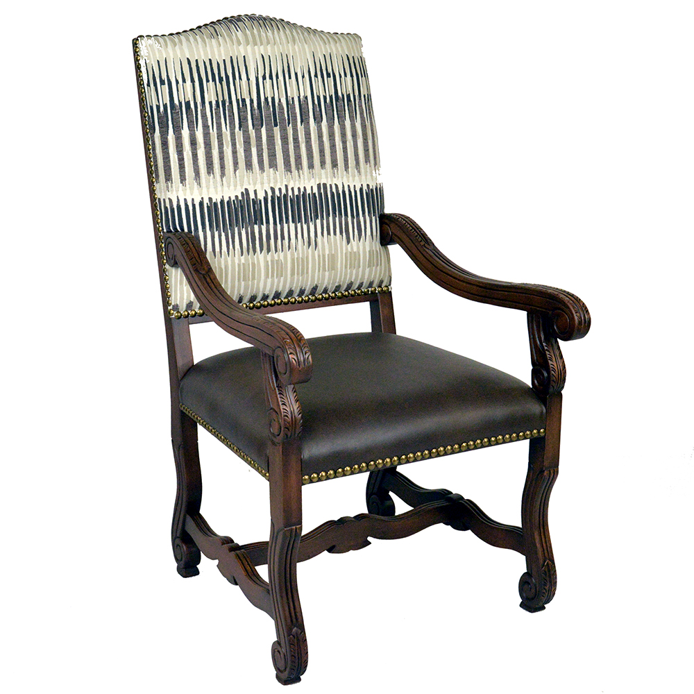 17th Century Tuscan Arm Chair S975A-3 sigla furniture