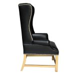 Kathy French Wing Library Chair Tufted Back T25A3-1-1-1 sigla furniture