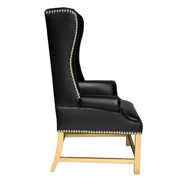 Kathy French Wing Library Chair Tufted Back T25A3-1-1-1 sigla furniture