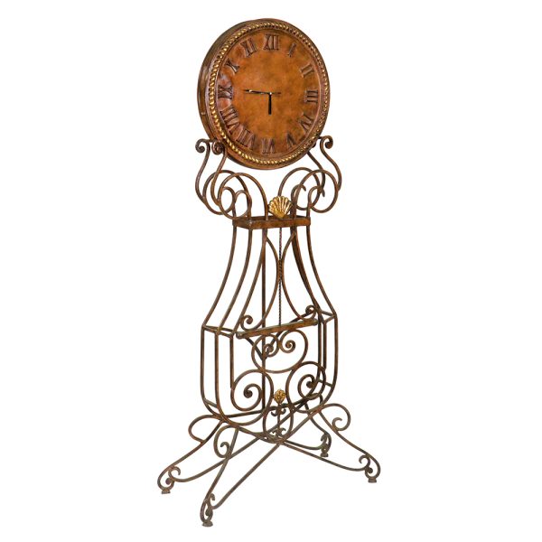 Round Clock on Metal Stand S607Clock-1 sigla furniture